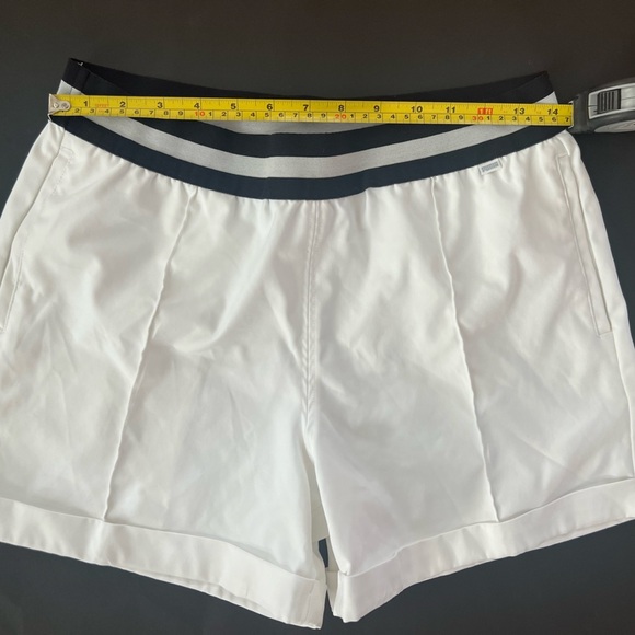 Puma White Women's Shorts with Black Waistband (Worn for Golf and Tennis) SZ:M - Picture 3 of 9